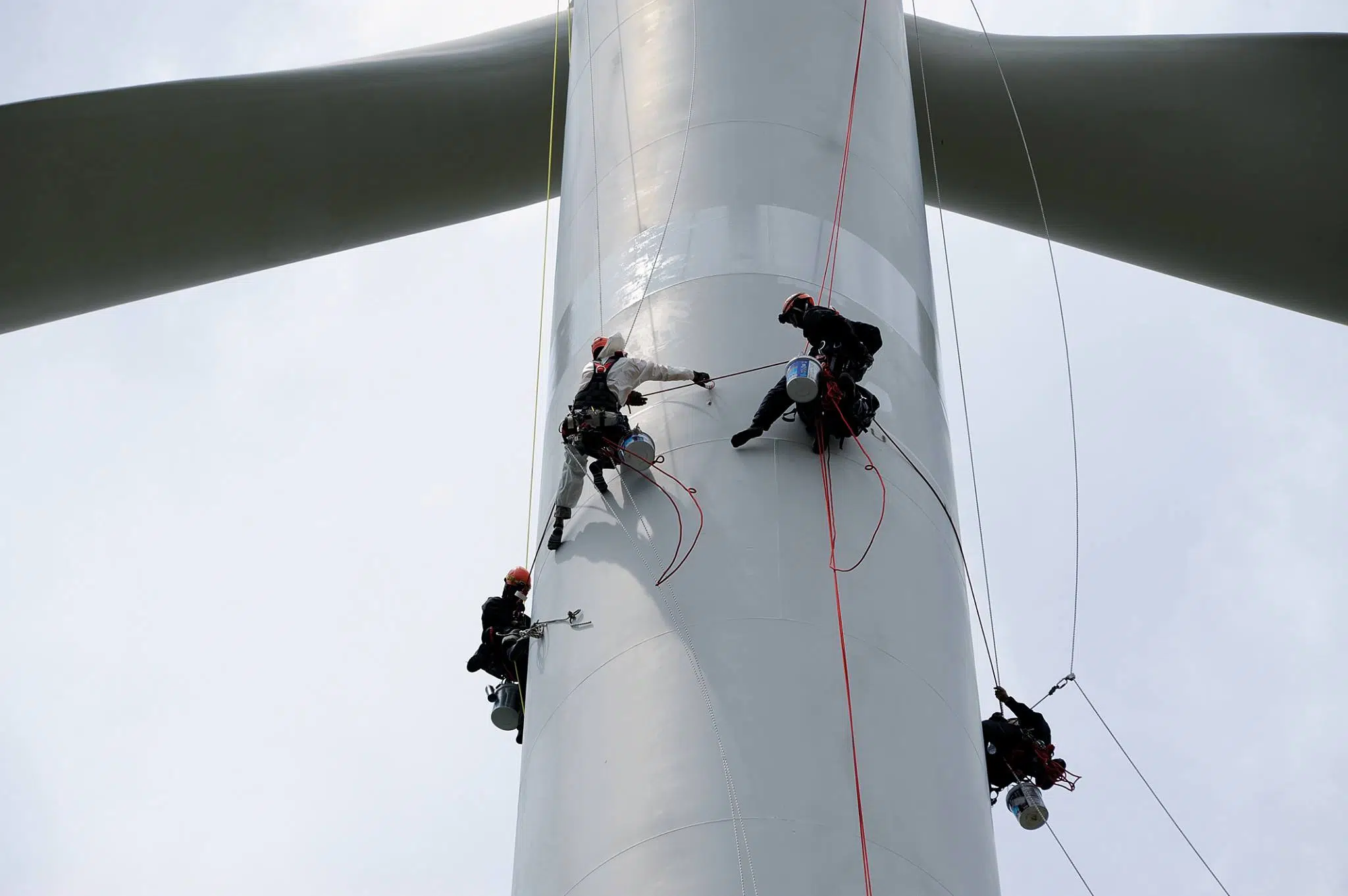 Rope Access work for EGAT Wind Turbine